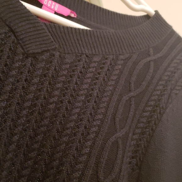 Womens black knit top - Picture 2 of 3